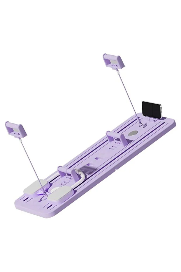 T-236 Çok Fonksiyonlu Katlanabilir Pilates Egzersiz Aleti / Reformer / LCD Ekran / Direnç Lastiği